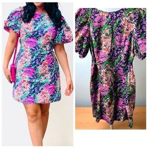 MELLODAY Vibrant Floral Mini Dress